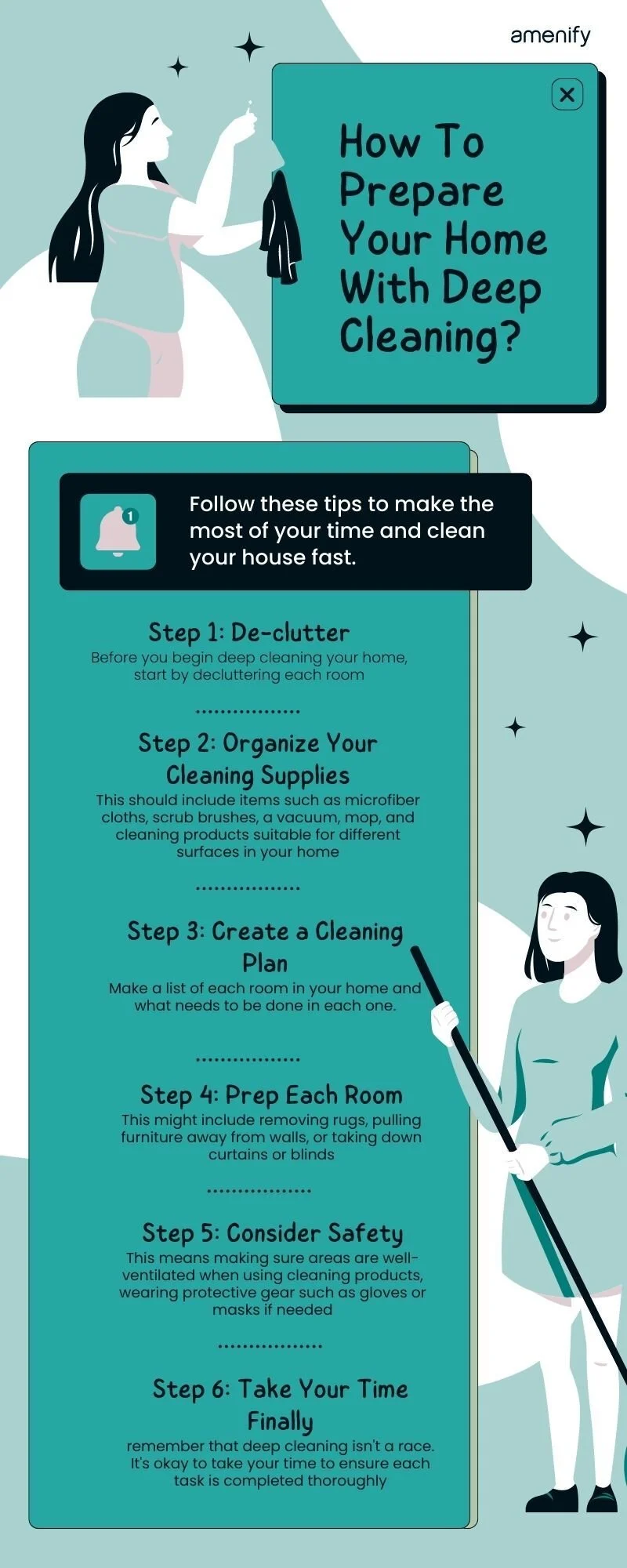 deep cleaning checklist