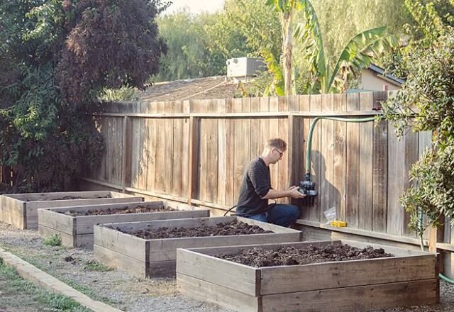 drip irrigation system for garden